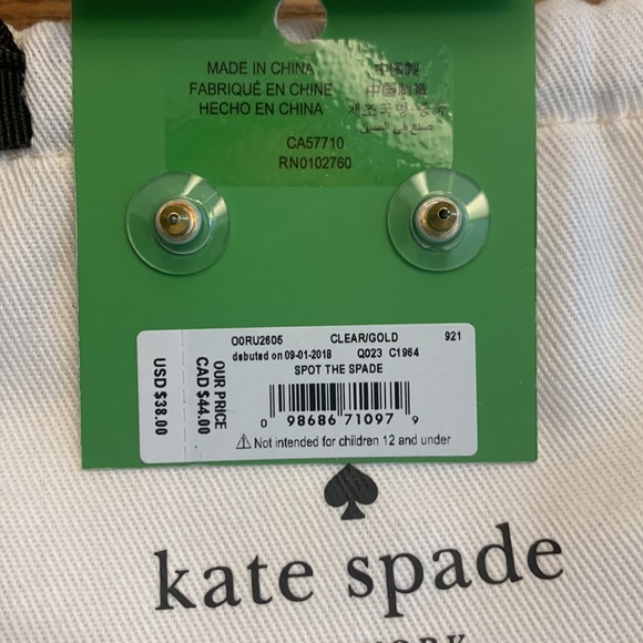Brand new Kate Spade earrings - Picture 3 of 3